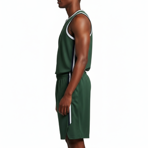 Conjunto de Uniforme de Baloncesto Sublimado Personalizado, Jersey Transpirable de Secado Rápido, Ropa Deportiva 100% Poliéster para Hombre - Product Image 3