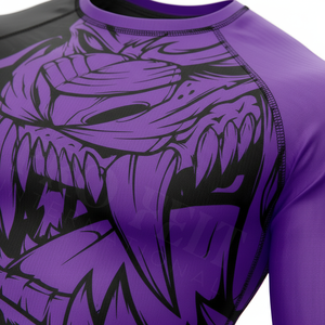 Maillots de sport de compression personnalisés de haute qualité, légers, respirants, grandes tailles, entièrement imprimés, design personnalisé, protection anti-UV flexible - Product Image 4