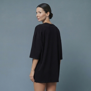 T-shirts amples et respirants pour femmes, coupe décontractée, épaules tombantes, style streetwear, pour le jogging - Product Image 5
