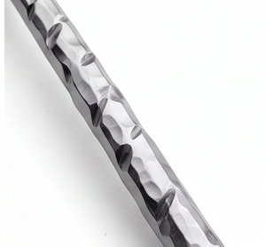Ensemble de couverts modernes en acier inoxydable avec design de manche martelé, finition polie miroir, compatible lave-vaisselle, idéal pour la maison et les restaurants - Product Image 3