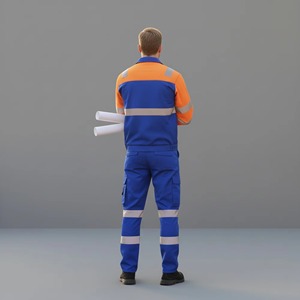 Overol de Trabajo Antiestático, Ignífugo, Impermeable, de Poliéster, para Soldadores, Ingeniería y Seguridad - Product Image 2