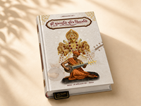 Libro de tapa dura marca Shri Mukta Muni Charitra Chintamani SPPL, papel artístico estampado en oro, encuadernación perfecta, texto religioso de Gujarat