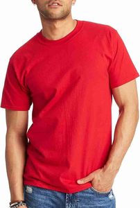Everyday Casual Organic Cotton & Bamboo Fiber Solid <b>Blank</b> O Neck Short Sleeve <b>T-Shirt</b> Comfortable Fit - Product Image 4