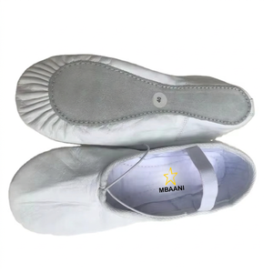 MBAANI Soft Ballet <b>Shoes</b> Women Genuine Leather Upper Flat Dance Training Footwear <b>Size</b> 10 Soft leather dance training <b>shoes</b> - Product Image 3