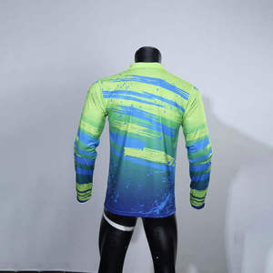 เสื้อโปโลตกปลา UPF50 ป้องกันรังสียูวี แบบสั่งทำพิเศษ ลายพิมพ์แบบ Dye Sublimation เสื้อโปโลตกปลาแขนยาวสำหรับผู้ชาย UPF 50 ป้องกันแบคทีเรีย แห้งเร็ว - Product Image 4