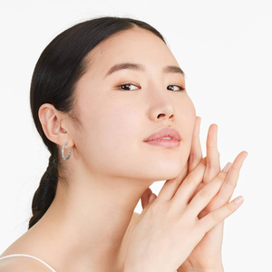 Pendientes de Aro de Plata 925 Premium con Moissanita, Corte Redondo, Elegantes y Brillantes, Acabado Duradero de Alta Calidad, Regalo de Joyería para Mujer - Product Image 1