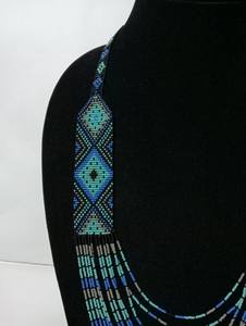 สร้อยคอสุดฮิต, สร้อยคอทำมือประดับลูกปัด, สร้อยคอประดับลูกปัด, เครื่องประดับยูเครน, สร้อยคอยาว, สร้อยคอยูเครนพร้อมต่างหู - Product Image 6