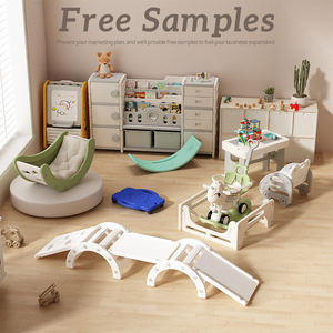 Многофункциональный детский игровой комплекс для дома: пластиковая сенсорная стена с горкой, доской для рисования и местом для хранения для детей с аутизмом - Product Image 6