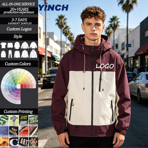 Chaqueta Impermeable Vintage para Hombre LAYENNE de Buena Calidad y Cómoda, Chaqueta de Montañismo con Logotipo Personalizable Estampado para Deporte - Product Image 1