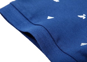 Prix bon marché d'usine vente sur les polos pour hommes nouveaux polos élégants en coton piqué imprimés de haute qualité - Product Image 3