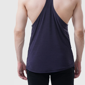 Débardeur Homme Sans Couture Côtelé Uni Personnalisé pour Sport et Fitness – Écologique, Séchage Rapide, Respirant - Product Image 4
