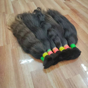 Cheveux indiens Remy bruts ondulés en gros – 100g de cheveux naturels doux à cuticules intactes pour tissage - Product Image 5