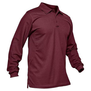 Camisetas Polo para Hombre, 3 Botones, Secado Rápido, Manga Larga, Camisetas Polo Tácticas, Jersey Pique, Camisa Táctica para Hombre - Product Image 1