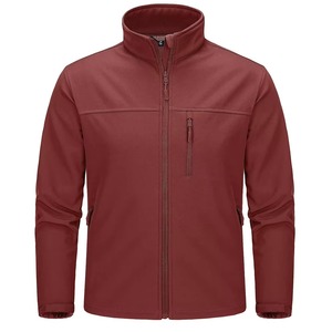 เสื้อแจ็คเก็ตผู้ชายแบบมีฮู้ด คอเต่า ผ้า softshell กันน้ำ กันลม ระบายอากาศได้ดี ผลิตจากโพลีเอสเตอร์/ไนลอน ปิดด้วยซิป เหมาะสำหรับฤดูหนาว กิจกรรมกลางแจ้ง ทรงปกติ - Product Image 1