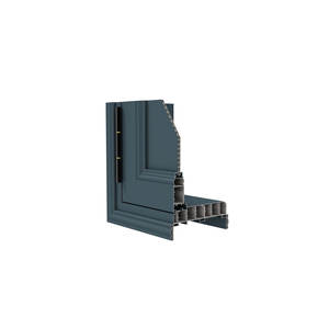 Perfil de aluminio para puertas y ventanas con sistema deslizante y plegable de la serie 6000 6063 T5 de alta resistencia, serie 118, con marco integrado. - Product Image 1
