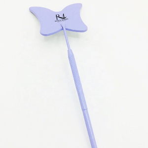 Purple Powder Coated Color Customized Butterfly Shape Stainless Steel Eyelash Extension <b>Mirror</b> - Product Image 4