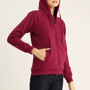 Sudadera básica para mujer, cómoda y holgada, hecha con tela de forro polar suave, material transpirable, corte relajado para uso diario. - Product Image 3