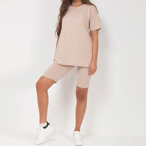 Top Selling 2 Piece Summer <b>Twin</b> <b>Set</b> Ladies Latest Fashion Clothes Casual Short T Shirt & Short <b>Set</b> <b>Twin</b> <b>Sets</b> In Cheap Price - Product Image 2