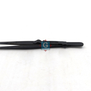 Gray Rocks High-quality Stainless Steel Precision Tweezers Tapered Baguette Cut Anti-slip Grooves Adjustable Lock Jewelry <b>Tool</b> - Product Image 3