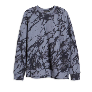 <b>Men's</b> <b>Grey</b> Chevron Crew Neck Fleece <b>Sweatshirt</b> Raglan Sleeve Pullover Casual Winter Top 100% Cotton Eco-Friendly - Product Image 5
