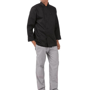 Veste de chef pour homme, manches longues, haute qualité, très vendue, douce et confortable, uniformes d'hôtel pour adultes - Product Image 4