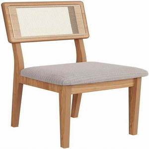 Chaise de salle à manger en teck massif, artisanale, minimaliste et luxueuse, pour la maison et les restaurants - Product Image 1