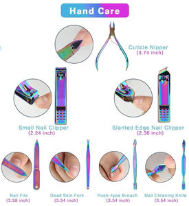 KAAMIR INSTRUMENTS Kit de Manicura y Pedicura Clásico Premium, Set Profesional de Cuidado de Uñas, Herramientas de Acero Inoxidable, Resorte Simple - Product Image 5