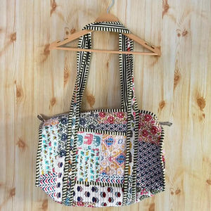 Sac fourre-tout matelassé léger de style vintage, grande capacité, en coton, pour femmes, vente en gros - Product Image 1