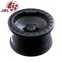 Jantes forgées tout-terrain 18-26 pouces, noir mat, Beadlock intégral, rivets, déport négatif, concaves profondes, 6x139.7, pour 4x4, SUV, camion