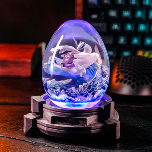 Lámpara de resina personalizada, lámpara de resina Snolax, luz nocturna personalizada, lámpara de epoxi Pokémon, lámpara art déco, regalo personalizado, regalo hecho a mano - Product Image 6