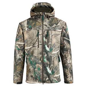Chaqueta de caza de tela suave, cortavientos, camuflaje para exteriores, chaqueta de camuflaje para otoño. - Product Image 6