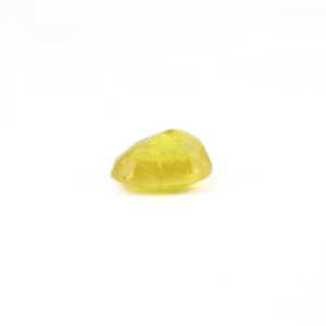 Loose 3 Carat Oval Cut Yellow Sapphire Gemstone for Fine Jewelry - Product Image 3