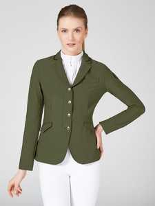 Chaqueta de Caza y Competición Ecuestre para Mujer, Personalizable en Talla y Logotipo, Color Rosa Polvoriento, de Algodón y Elastano, para Actividades al Aire Libre - Product Image 4