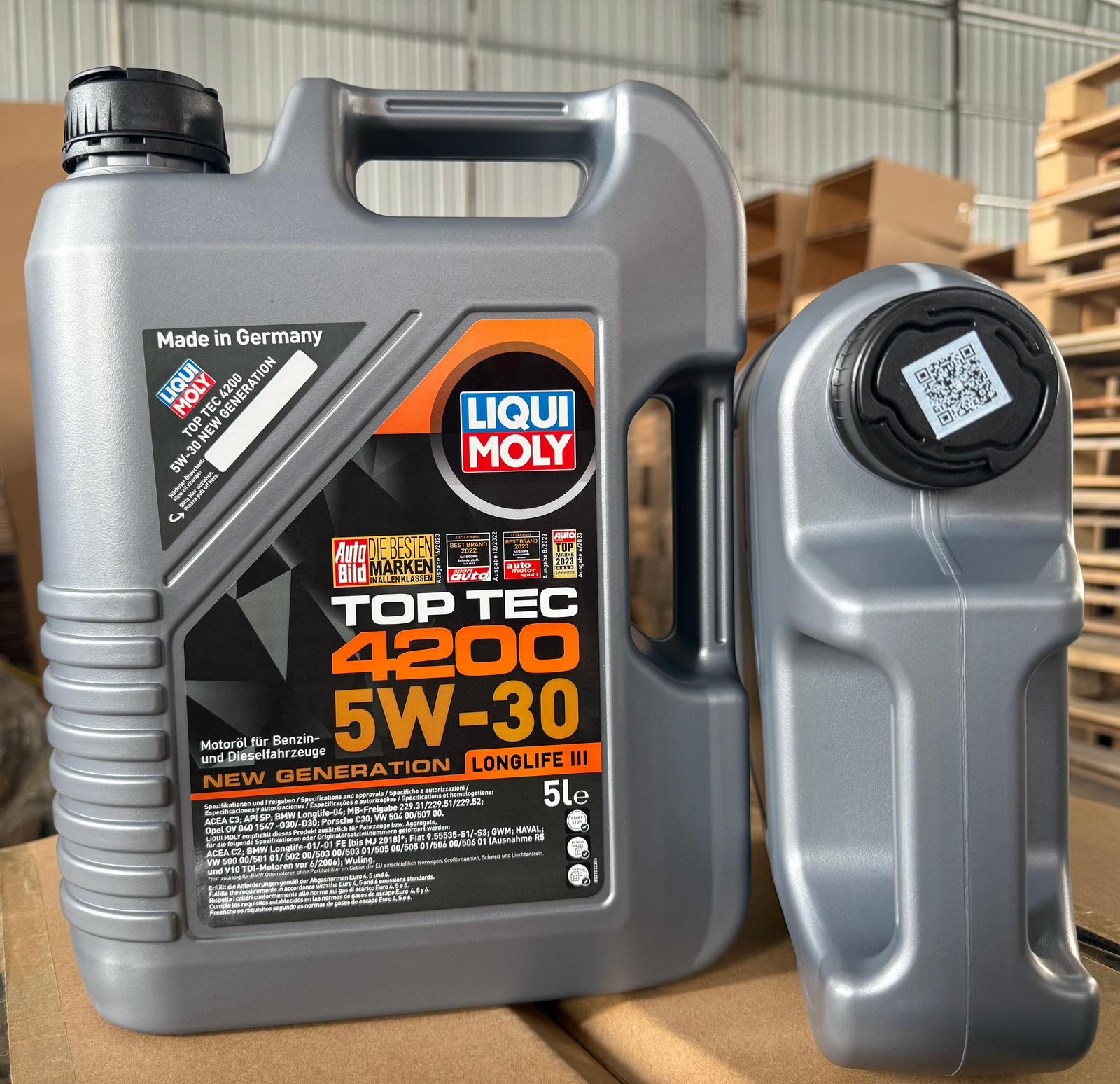 Liqui Moly 5W-30 Fully Synthetic Engine Oil for Petrol & Diesel Cars Oil Parts Image 2