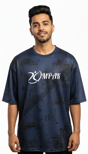 T-shirt tendance pour homme, surdimensionné, sublimation, vêtements de rue décontractés, mode - Product Image 2
