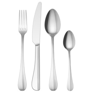 Modern Stainless Steel Cutlery <b>Set</b> Elegant Silver Flatware <b>Set</b> with <b>Spoon</b> <b>Fork</b> <b>Knife</b> for Dining and Table Setting - Product Image 3