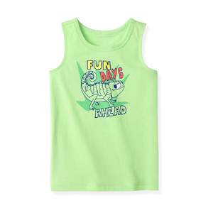 Camiseta sin mangas de diseño personalizado para niños, de primera calidad, último diseño, suave, para verano, para niños, de Bangladesh. - Product Image 3