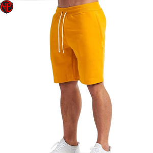 Shorts de jogging en coton pour hommes avec cordon de serrage, décontractés, athlétiques, avec poches, vente en gros, personnalisables, en coton épais 360 g/m², style vintage - Product Image 3