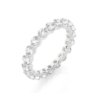 Nouveautés Bagues remplies d'or 14 carats Bague empilable de mariée en diamant naturel et pierre précieuse Bijoux fins pour les occasions spéciales - Product Image 4