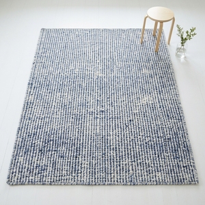 Alfombra de lana texturizada hecha a mano, tamaño personalizado, diseño azul marfil, alfombra de lujo moderna para sala de estar y dormitorio, suministro de fábrica - Product Image 1
