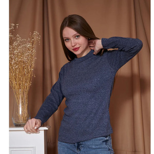 Women <b>Mock</b> <b>Neck</b> Long Sleeve T-Shirt Slim Fit Casual <b>Top</b> Soft Fabric Winter - Product Image 4