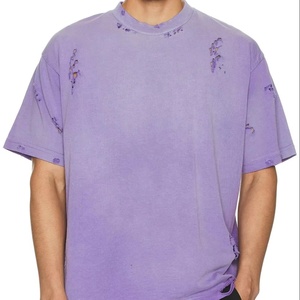 2025 camiseta informal de gran tamaño para hombre de alta calidad 100% algodón orgánico lavado media manga ecológica transpirable 250 gramos de largo - Product Image 6