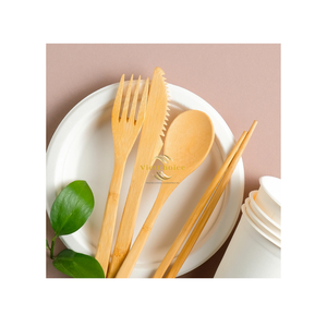 Handmade Bamboo Cutlery Set Eco Friendly Natural <b>Utensils</b> for Global Wholesale Market - Product Image 4