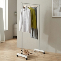 Porte-vêtements en métal au design minimaliste, portable et autoportant, pour chambre à coucher, salon, meubles de maison