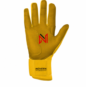 ถุงมือเบสบอลหนังแท้ NOVERA INDUSTRIES แบบสั่งทำพิเศษ พร้อมโลโก้  ใส่สบาย  สำหรับมือขวา/ซ้าย  แบบติดตีนตุ๊กแก  สำหรับฝึกซ้อม  OEM ODM - Product Image 2
