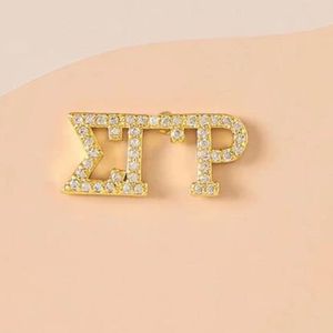 Pendientes con Piedras Sigma Gamma Rho para Mujer, Joyería de Moda Inspirada en la Hermandad Griega, Elegantes Pendientes de Botón para Damas, Regalos - Product Image 4