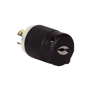 Prise de courant industrielle Hubbell compatible J-701, résistante aux vibrations, NEMA L5-15 15A 125V CUL, avec verrouillage pour générateurs portables - Product Image 3