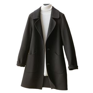 เสื้อโค้ทลำลองสำหรับผู้หญิง ผ้าขนสัตว์ เสื้อคลุมหนา - Product Image 1