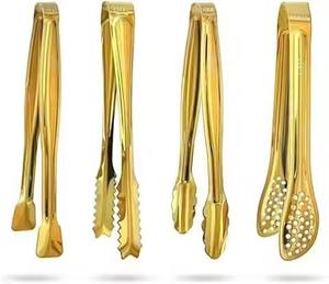 Pinzas de Servicio de Acero Inoxidable para Restaurante, Utensilio de Cocina Profesional para Servicio de Alimentos, para Buffet - Product Image 1