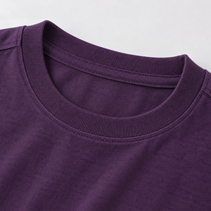 Camiseta Oversize de Algodón para Hombre, Color Liso, Corte Holgado, Hombros Caídos, Estilo Urbano, Venta al por Mayor para Fabricantes - Product Image 4